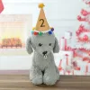 New European and American pet cute and shiny headwear manufacturer direct sales party outfit birthday hat manufacturer decorative accessories, clothing accessories, pom-pom hats details Picture